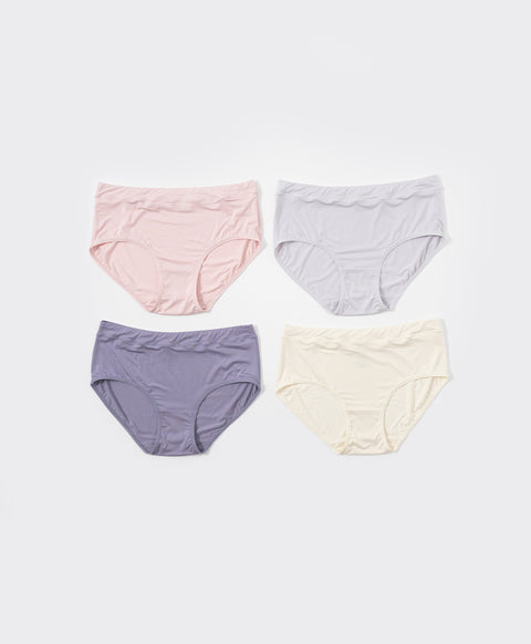 Comfort Days Pique Mid Waist Midi Panties