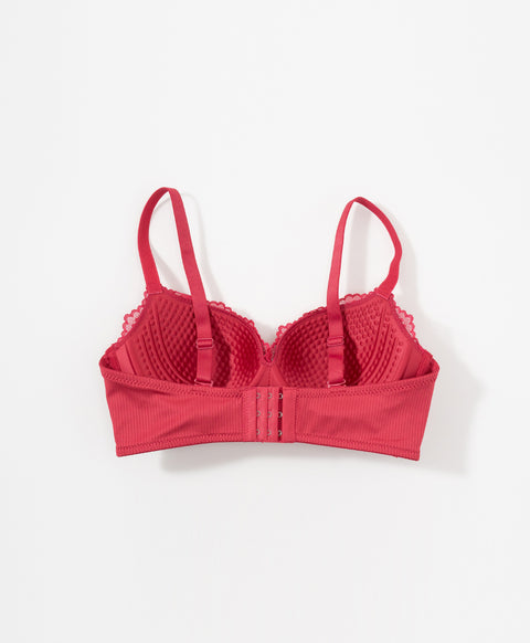 Spring Lace 3/4 Cup Full Coverage Wireless Bra