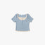 Dream Squad Fake 2-piece Short Sleeve Top