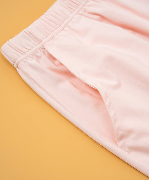 Delulu Power Hearts Short Sleeve Top & Long Pants PJ Set