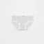 Delicate Bow Low Waist Hipster Ribbed Cotton Panties