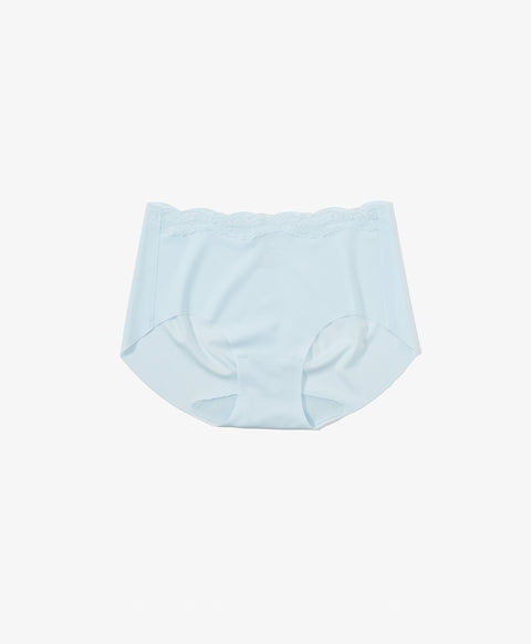 Crème de Lacelisse Lace-Trimmed Mid Waist Hipster Panties