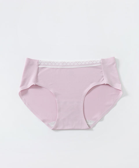 Lacey Laminated Low Waist Hipster Panties
