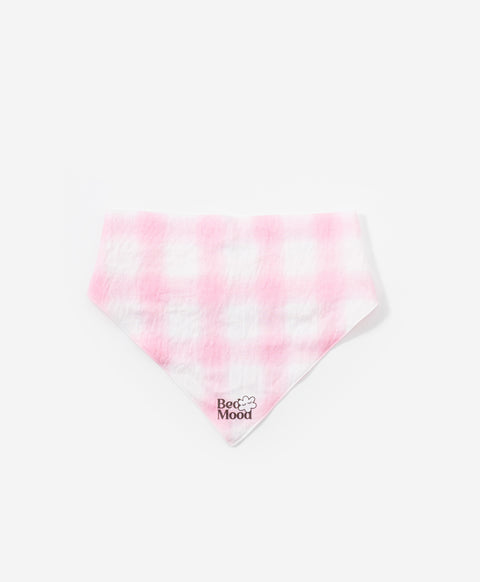 BedMood Cremo & Mello Plaid Pet Bandana Bib