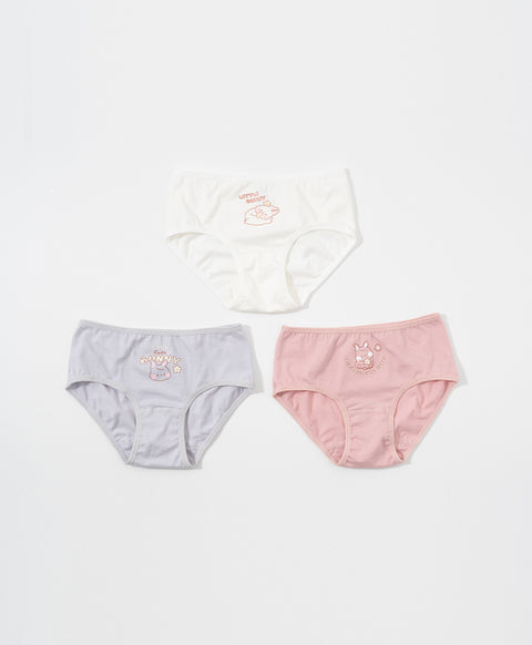 Junior Little Bunny Cotton Low Waist Mini Panties
