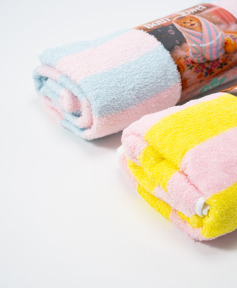 BedMood Cremo & Mello Stripe Cotton Bath Towel