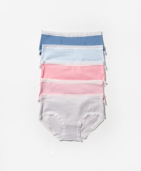 Spring Flowers 5-pack Low Waist Hipster Panties