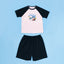 Junior Harmony in London Junior 3/4 Sleeve Top & Shorts Sleep Set