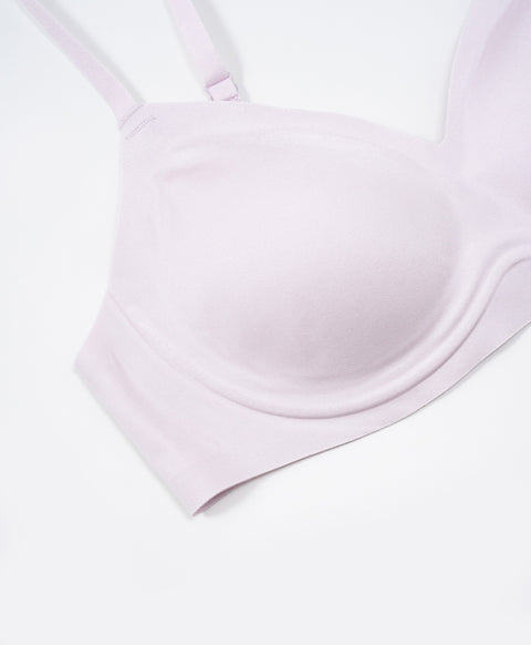 Misty Bloom Seamless Wireless V-Neck Bra