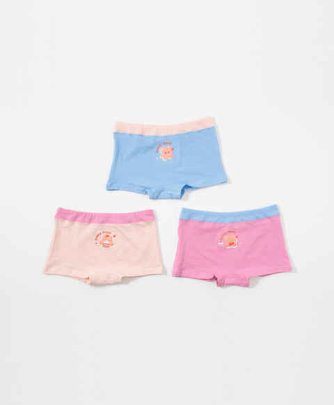 Junior Sunny Bear Cotton Low Waist Boxshorts Panties