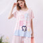 Cozy Home Place Short Sleeves Microfiber Top & Bottom Sleep Set