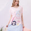 Cozy Home Place Microfiber Short Sleeves Sleep Dress