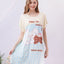 Times To Sleep Microfiber Short Sleeves Sleep Dress