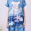 Have a Lovely Day Short Sleeves Microfiber Top & Bottom Sleep Set
