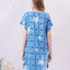 Have a Lovely Day Microfiber Short Sleeves Sleep Dress