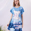 Have a Lovely Day Microfiber Short Sleeves Sleep Dress