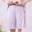 Cute Kitty Short Sleeves Microfiber Top & Bottom Sleep Set