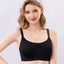 High Coverage Laminated Wireless Bralette with Back Hooks