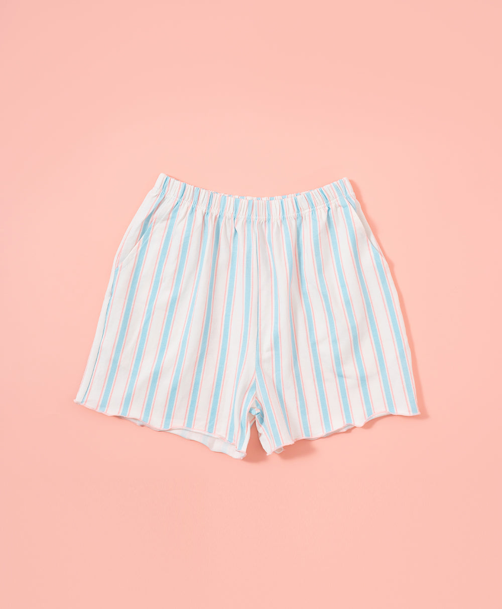 Junior Meow-lloweeen Party Short Sleeves Top and Short Sleep Set
