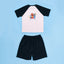 Junior Harmony in London Junior 3/4 Sleeve Top & Shorts Sleep Set