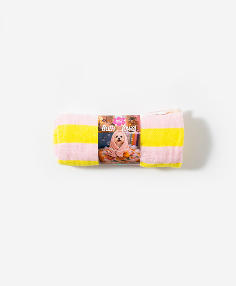 BedMood Cremo & Mello Stripe Cotton Bath Towel