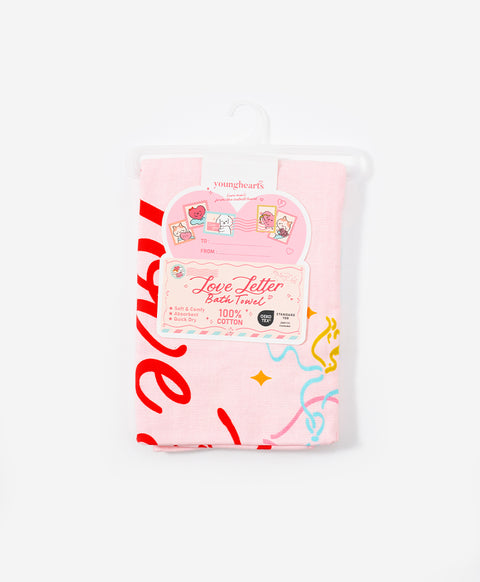 Love Letter From The Cutest Town Cotton Muslin Bath Towel