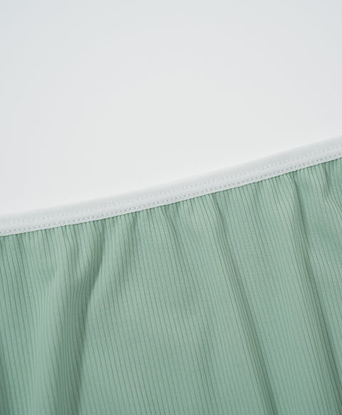Nature Ribbed Low Waist Midi Panties