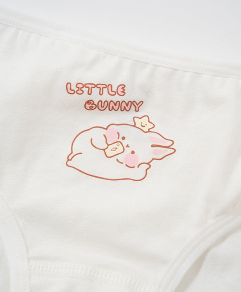 Junior Little Bunny Cotton Low Waist Mini Panties