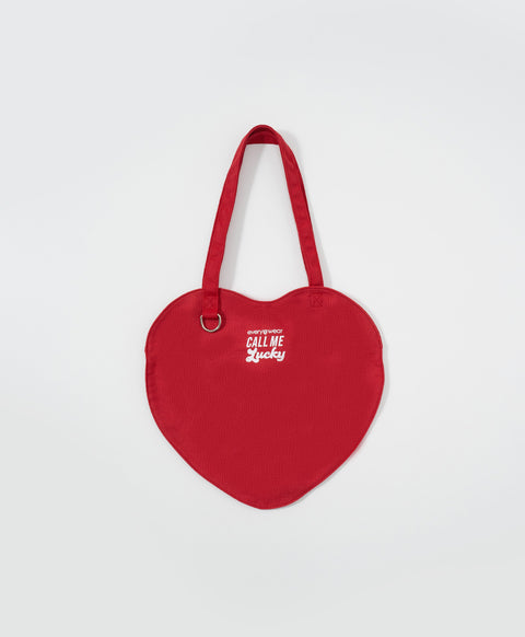 Call Me Lucky Heart Tote