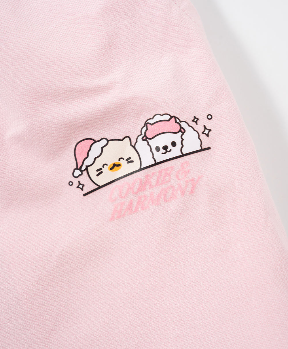 Junior Morning Harmony Short Sleeves Top & Shorts Sleep Set