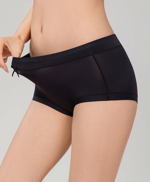 Comfy Mesh Lover Low Waist Boxshorts Panties