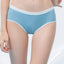 Rib Design Low Waist Midi Cotton Panties