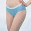 Rib Design Low Waist Midi Cotton Panties