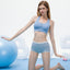 Rib Design Mid Waist Hipster Cotton Panties