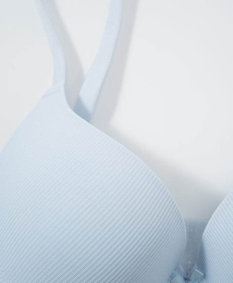 Simply Rib Comfort 3/4Cup Underwired Demi Bra (B Cup)