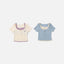 Dream Squad Fake 2-piece Short Sleeve Top