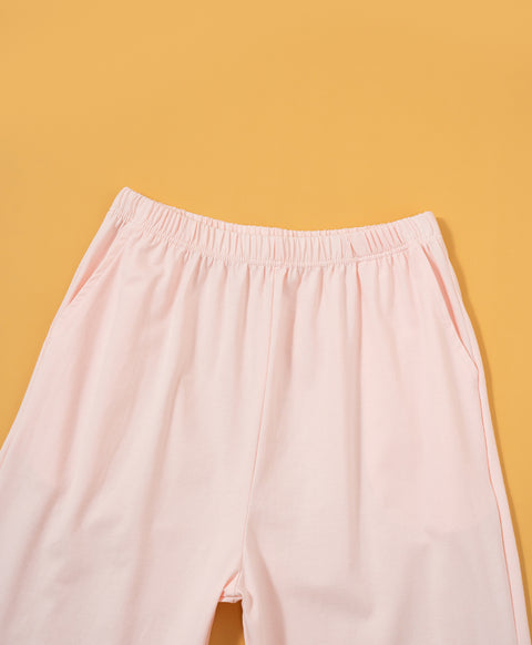 Junior Delulu Power Hearts Short Sleeves Top & Long Pants Set