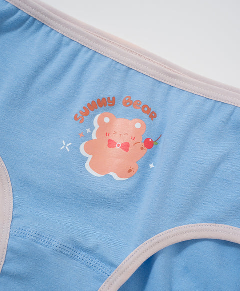 Junior Sunny Bear Cotton Low Waist Mini Panties