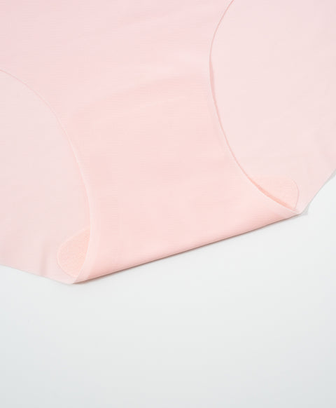 Simple Laminated Low Waist Hipster Panties