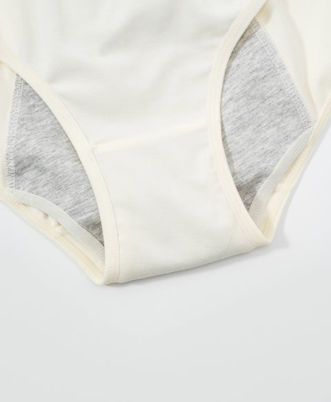 Gentle Hush Mid Waist Midi 2pcs Pack Cotton Spandex Sanitary Panties