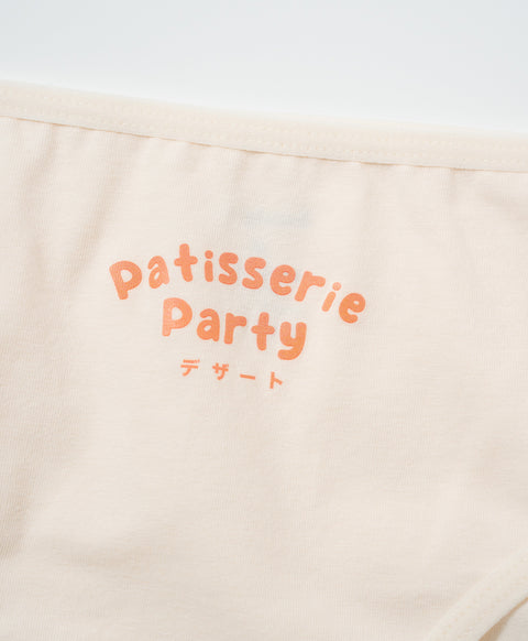 Penguin Patisserie 5pcs Mid Waist Midi Graphic Pack Panties