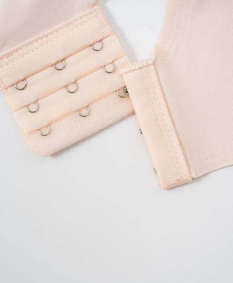 High Coverage Laminated Wireless Bralette with Back Hooks