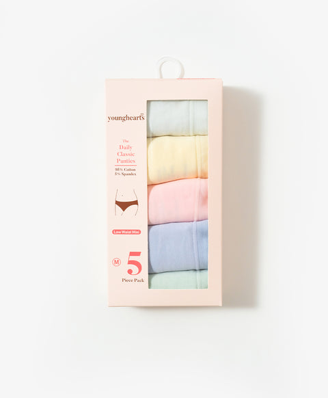 Macaroon Delight 5-pack Low Waist Mini Panties