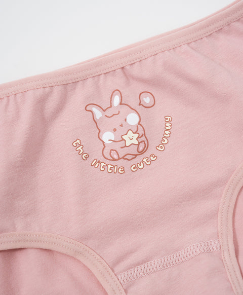 Junior Little Bunny Cotton Low Waist Mini Panties