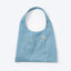 Stay Bloom Denim Smiley Tote Bag