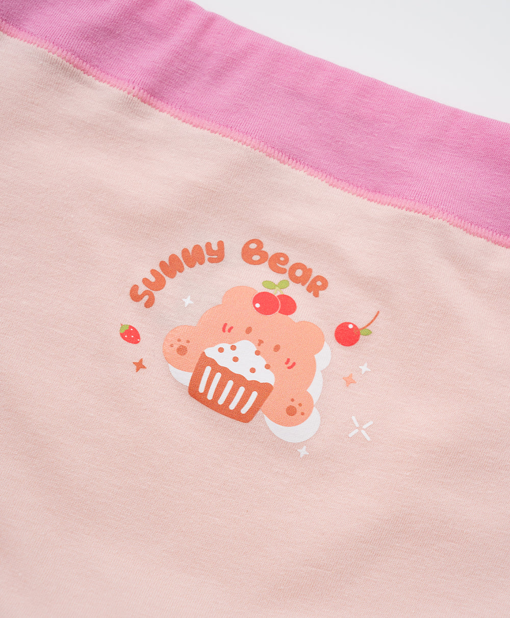 Junior Sunny Bear Cotton Low Waist Boxshorts Panties