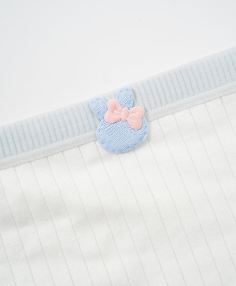 Lovely Charm Low Waist Midi Ribbed Cotton Panties