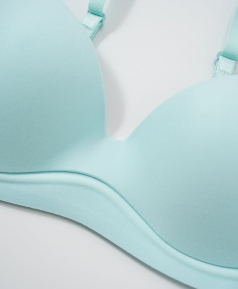 Second Skin Soft Seamless Wireless Demi 3/4 Cup Lightly-Lined Bra