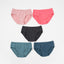Beat Cotton Mid Waist Midi 5pcs Pack Panties