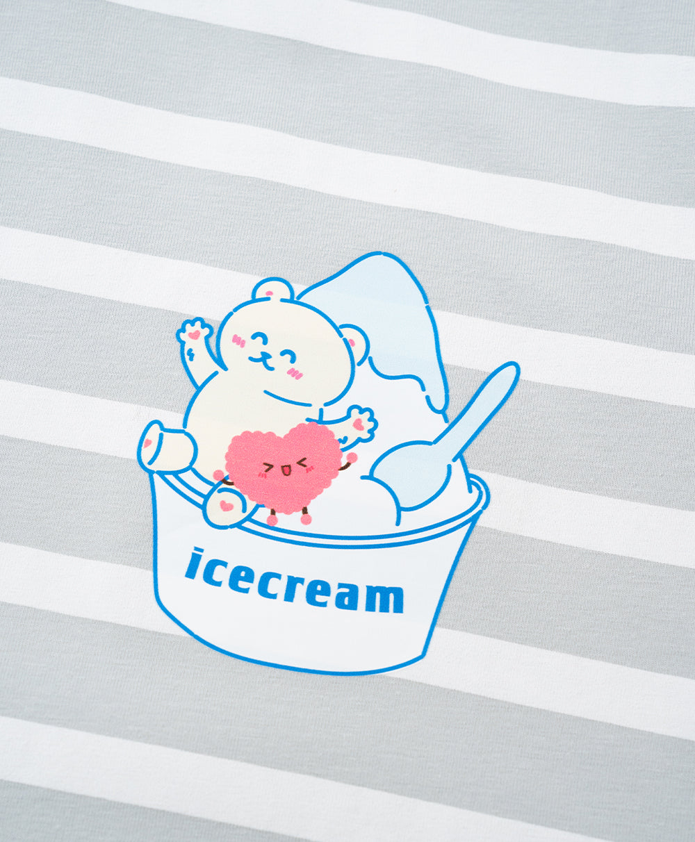 Junior Heart Gelato Short Sleeves Tee Sleep Dress